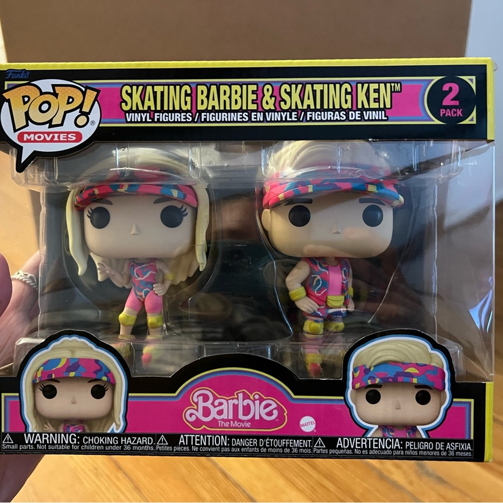 Skating Barbie and Ken Funko Dolls